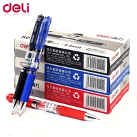 Ручка гелевая 0,5 мм（deli）/按动中性笔-0.5mm