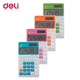 Калькулятор 12-разрядный 118.5×70×8 мм（deli）/4色彩计算器-12位