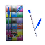 Ручка шариковая на масляной основе, син 0.7мм/透明杆中油笔-0.7мм（蓝色）